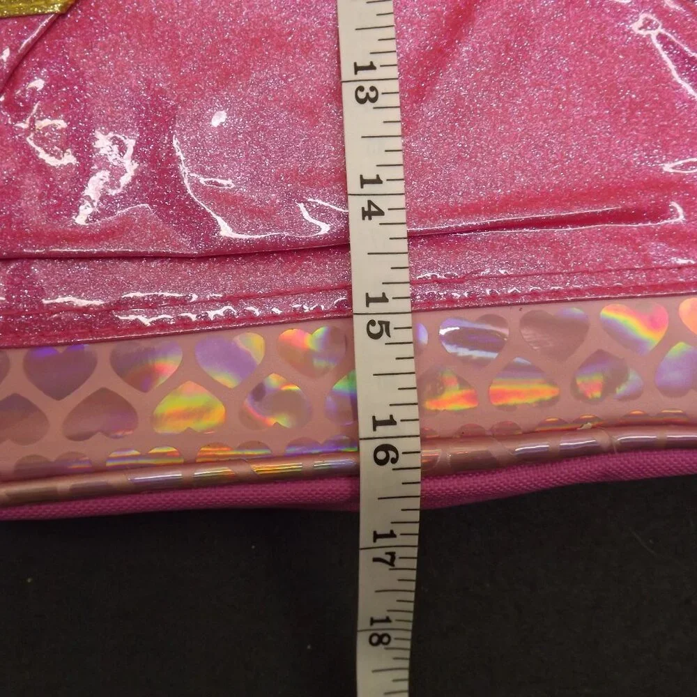 Wonder Nation Backpack Pink Glitter Rainbow Kids